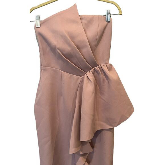 NWT ELLIATT Reception Cascade Ruffle Strapless Cocktail Dress Size XS - Picture 5 of 10